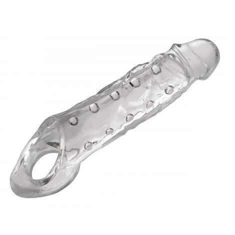 Насадка на пенис с поддержкой мошонки Size Matters Clearly Ample Penis Enhancer, прозрачная