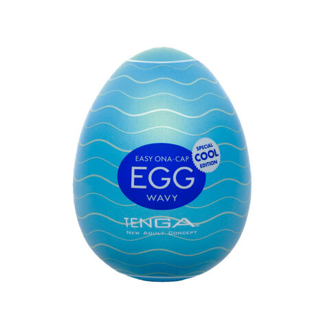 Мастурбатор Tenga Cool Egg с охлаждающим эффектом, синий
