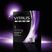 Презервативы VITALIS Premium №3 Strong, с кольцами и пупырышками
