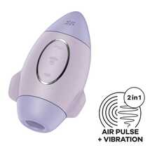 Вакуумно-волновой вибростимулятор Mission Control (violet), фиолетовый