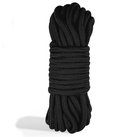 Веревка для бондажа и вязки в технике Шибари Behave Luxury Fetish 10 м., черная