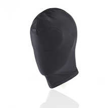 Глухая маска-шлем эластичная, черная - O/S