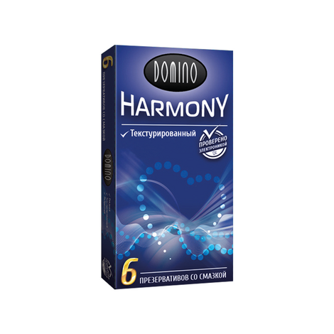 Презервативы Domino Harmony №6 Текстурированные