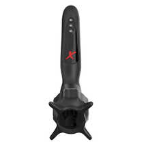 Вибростимулятор для головки пениса с эффектом всасывания Vibrating Roto-Sucker, черный