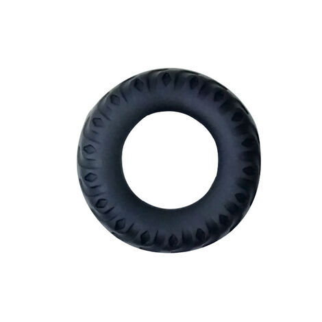 Эреционное кольцо Titan имитация автомобильной шины, черное