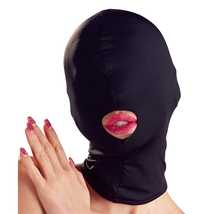 Эластичный шлем для эротических игр Head Mask, черный