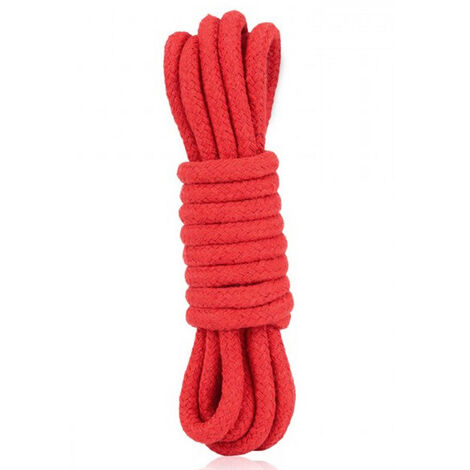 Красная хлопковая веревка 3 м для связывания