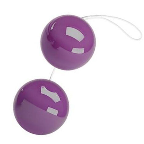 Вагинальные шарики Twins Ball, фиолетовые