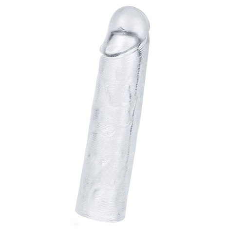 Насадка-удлинитель для пениса реалистичная Flawless Clear 15.5 х 3.5 см., прозрачная