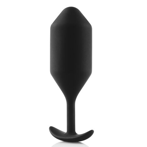 Профессиональная пробка для ношения B-vibe Snug Plug 4, черная