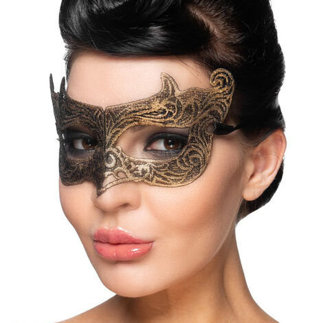Карнавальная маска Шедар Джага-Джага, золотистая