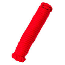 Веревка для бондажа Штучки-дрючки, текстиль, красная, 100 см
