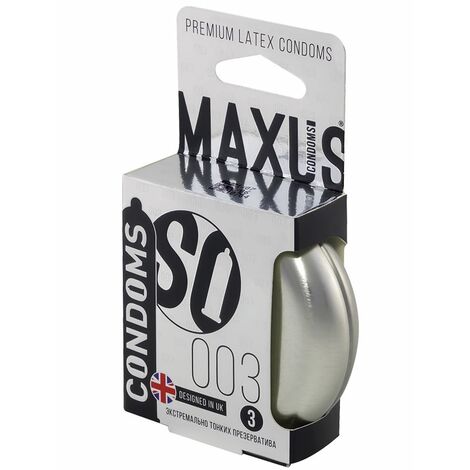 Презервативы MAXUS Экстремально тонкие 003, 3 шт.