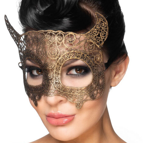Карнавальная маска Альнаир Джага-Джага, золотистая