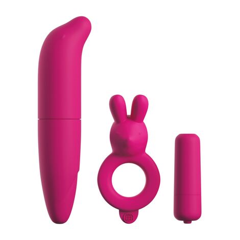 Стартовый набор для пар Classix Couples Vibrating Starter Kit, розовый