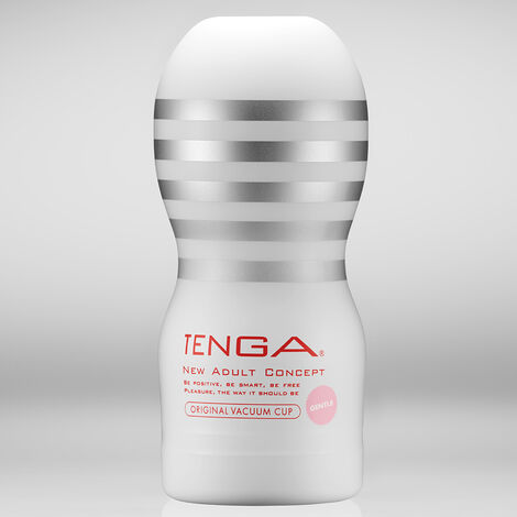 Мастурбатор Tenga Original Vaccum Cup Gentle, серебристо-белый