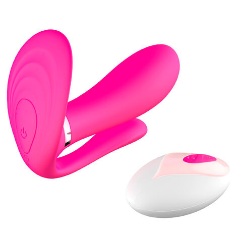 Анально-вагинальный вибратор для скрытого ношения Secwell с пультом, розовый