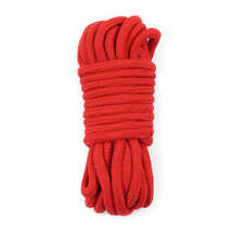 Хлопковая веревка для связывания 10 м, красная