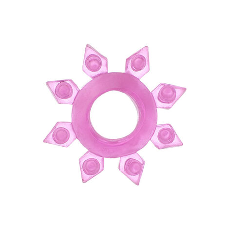 Эрекционное кольцо гелевое розовое