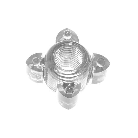 Эрекционное кольцо Rings Screw, прозрачное