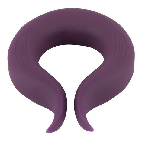 Минивибратор для пар в форме кольца Couples Choice, фиолетовый
