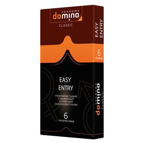 Презервативы Luxe DOMINO CLASSIC Easy Entry 6 шт, 18 см