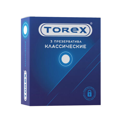 Презервативы классические TOREX  латекс, №3, 18 см