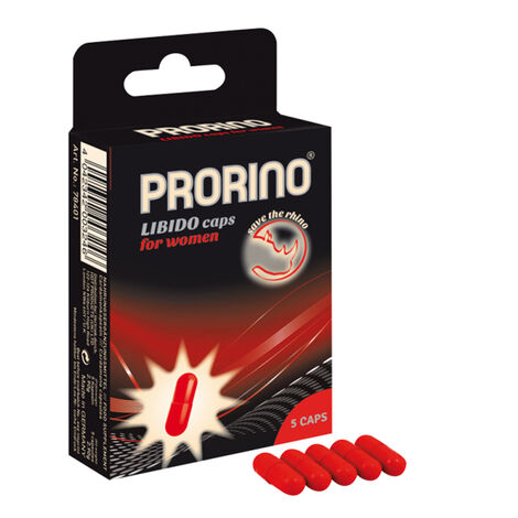 Бад PRORINO Libido Caps для женщин, 5 капсул