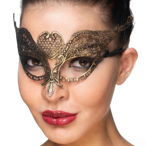 Карнавальная маска Поррима Джага-Джага, золотистая