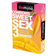 Презервативы для орального секса Domino Sweet Sex Mango, прозрачные