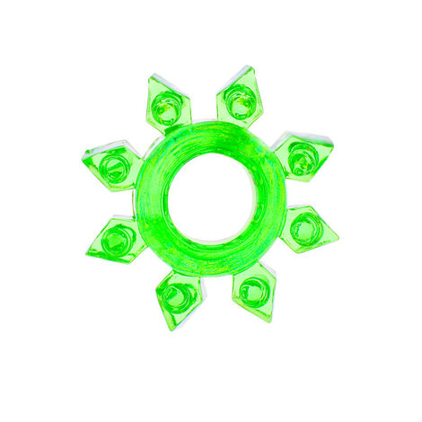 Эрекционное кольцо гелевое зеленое