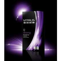 Презервативы VITALIS Premium №12 Strong, с кольцами и пупырышками