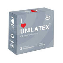 Презервативы Unilatex Ribbed ребристые №3