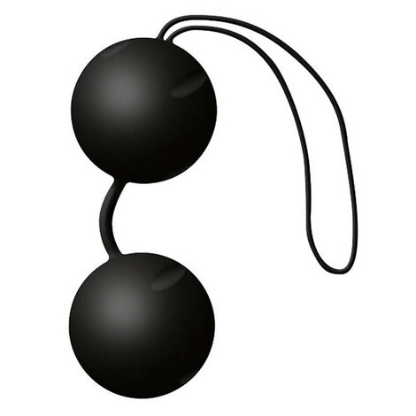 Вагинальные шарики матовые со смещенным центром тяжести Joyballs Trend, черные