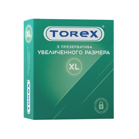 Презервативы увеличенного размера TOREX  латекс, №3, 19 см
