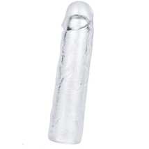 Насадка-удлинитель для пениса реалистичная Flawless Clear 19 х 3 см., прозрачная