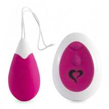 Виброяйцо в форме капли с пультом ДУ FeelzToys Anna Vibrating Egg, розовый