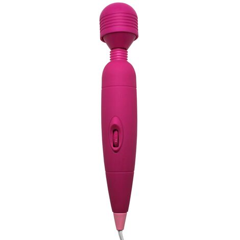 Супервибратор BDSM для принудительного оргазма, розовый, 45x255 мм