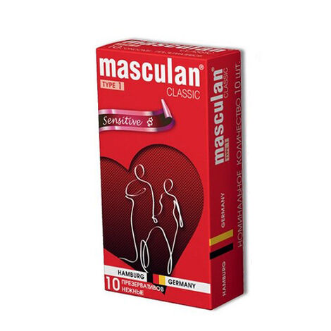 Презервативы Masculan Classic №10 Тип 1 Sensitive нежные