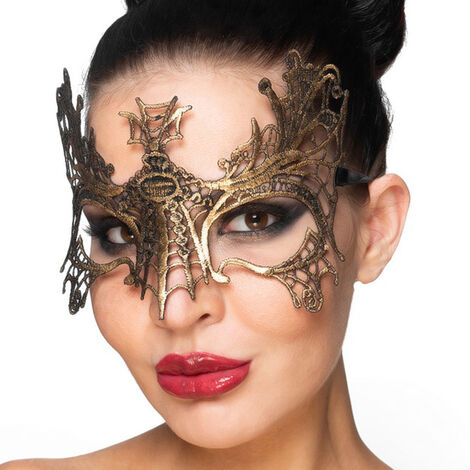Карнавальная маска Селена Джага-Джага, золотистая