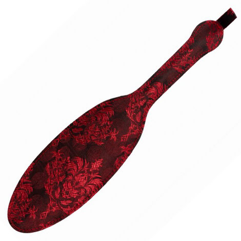 Шлепалка в форме овала с цветочными узорами Sitabella, красная