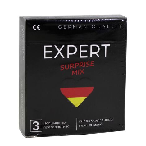 Презервативы Expert Surprise Mix, 3 шт.