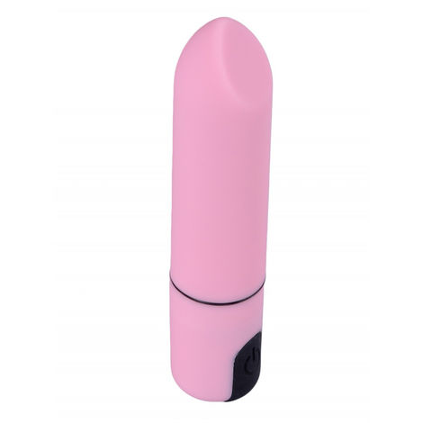 Вибропуля со скошенным кончиком для точечной стимуляции Джага-Джага, розовая