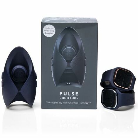 Инновационный мужской вибратор с 2 пультами ДУ для пар, PULSE Duo Lux