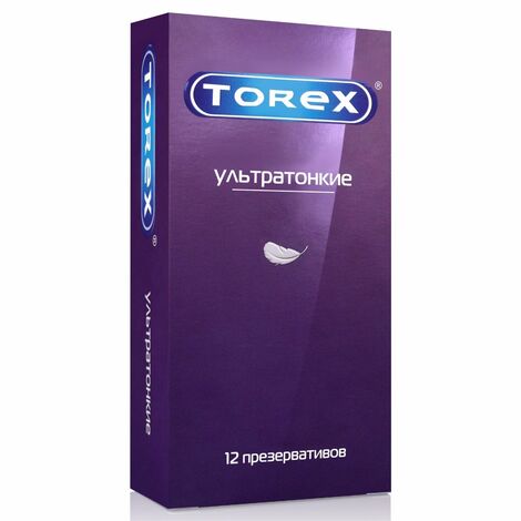 Презервативы ультратонкие гладкие Torex - 12 шт.