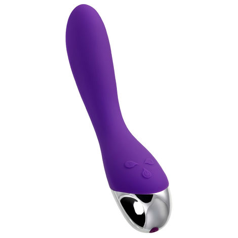 Вибратор Штучки-Дрючки - Дрючка-удовольствие, силикон, фиолетовый, 20,5 см