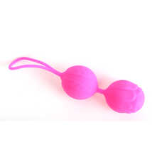 Вагинальные шарики фигурные Бутон цветка, розовые