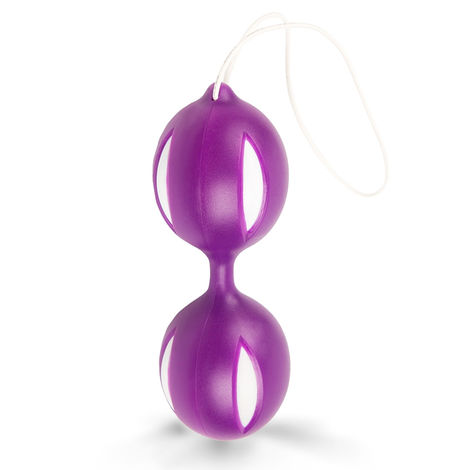 Интимные вагинальные шарики с петелькой Brazzers 10.5 х 4 см., фиолетовые