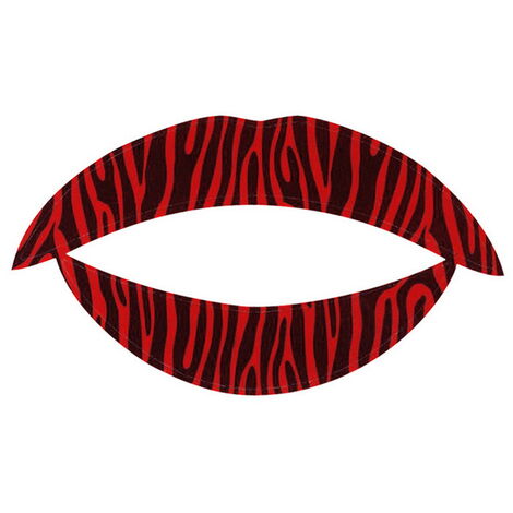 Изображения для губ Lip Tattoo Тигровый красный, красные