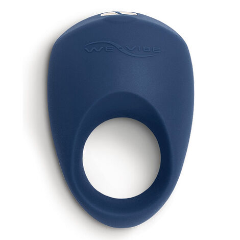 Эрекционное вибро-кольцо с клиторальным стимулятором Pivot by We-Vibe, синие